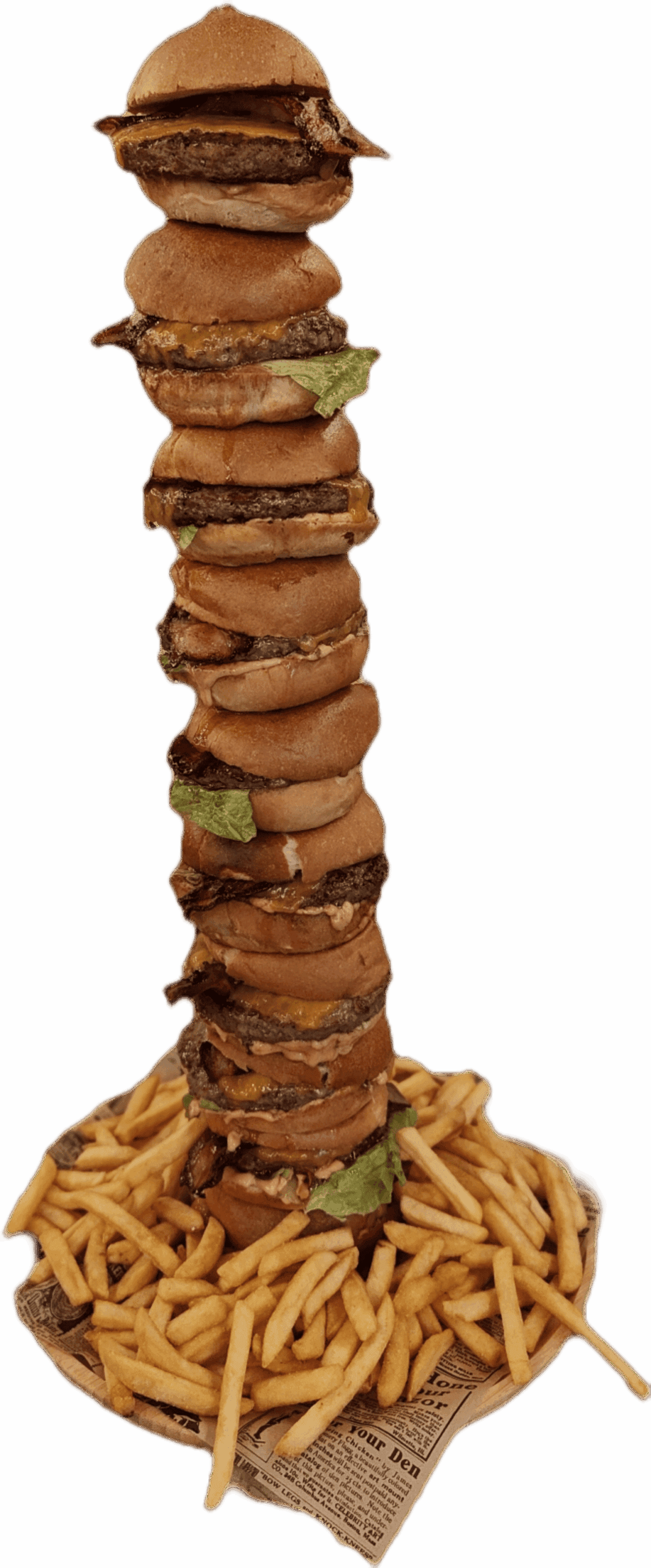 La Torre del Rider — 10 hamburguesas Angus